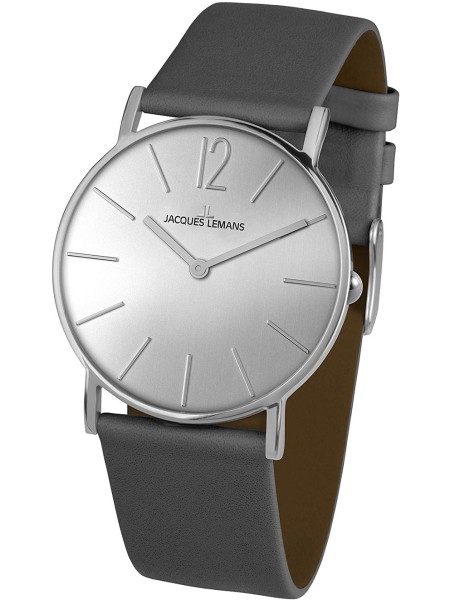 Jacques Lemans York 1-2030C γυναικείο ρολόι, με λουράκι real leather