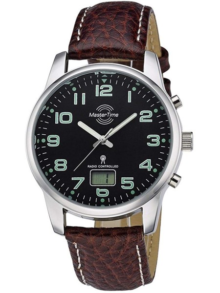 Master Time Funk Basic Series MTGA-10426-22L men's watch, real leather strap