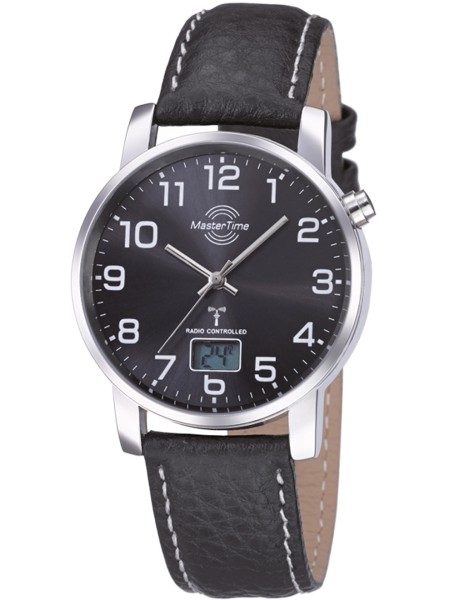 Master Time Funk Basic Series MTGA-10576-24L montre pour homme, cuir véritable sangle