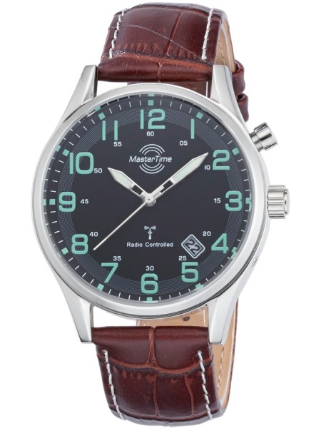 Master Time MTGS-10620-10L men's watch, real leather strap
