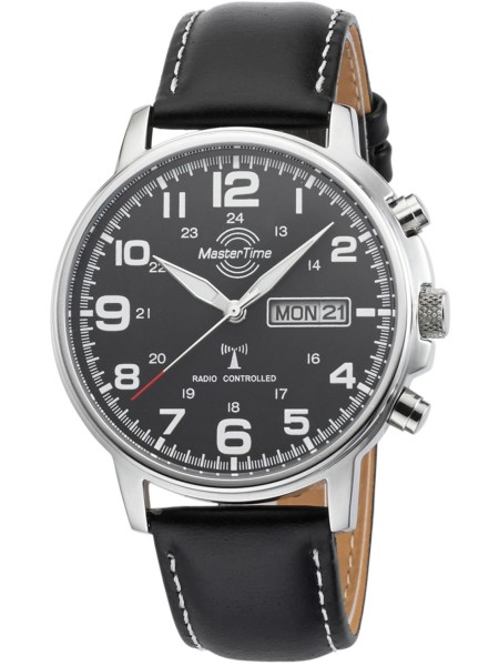 Master Time MTGA-10624-22L men's watch, real leather strap