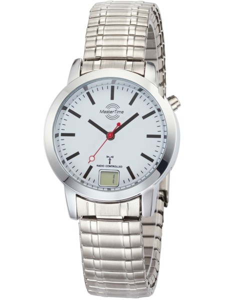 Master Time Funk Basic Series Bahnhofsuhr MTLA-10591-11M Relógio para mulher, pulseira de acero inoxidable