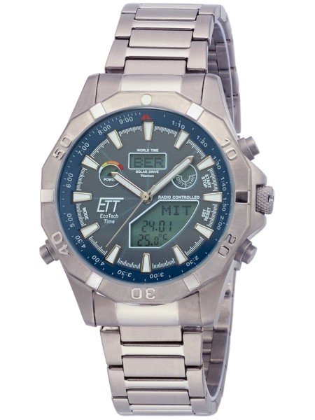 ETT Eco Tech Time EGT-11355-50M men's watch, titanium strap | ÅKSTRÖMS