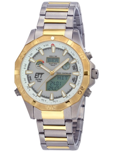 ETT Eco Tech Time Alaska EGT-11358-55M montre pour homme, titane sangle