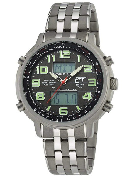 ETT Eco Tech Time Hunter II EGS-11302-22M men's watch, stainless steel strap