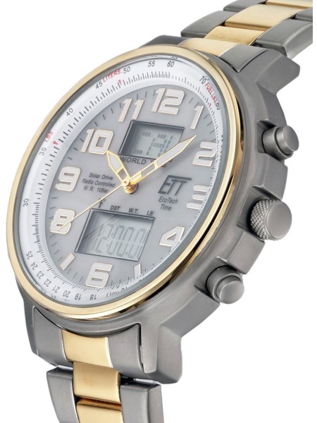 ETT Eco Tech Time Hunter II EGS-11345-23M men's watch, stainless steel strap