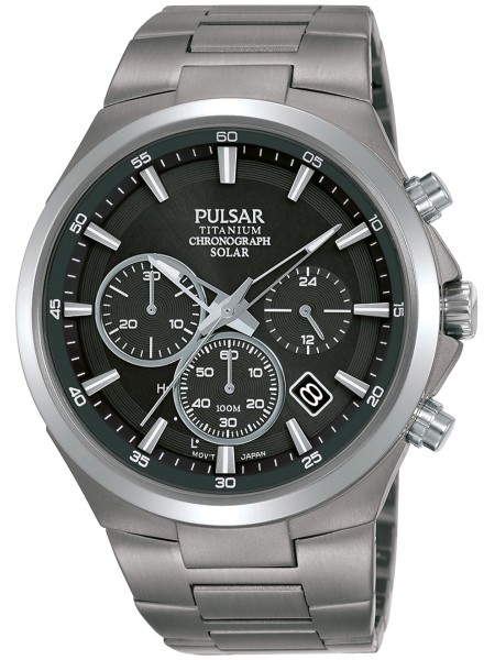 Pulsar PZ5097X1 men's watch, titanium strap