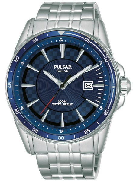 Pulsar Solar PX3201X1 men's watch, stainless steel strap
