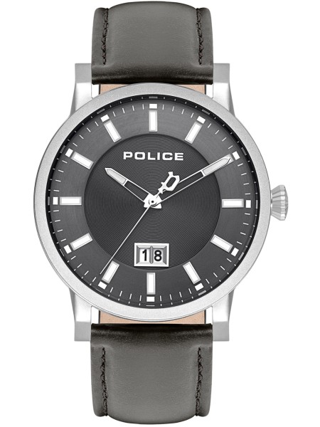 Police Collin PL15404JS.13 men's watch, real leather strap