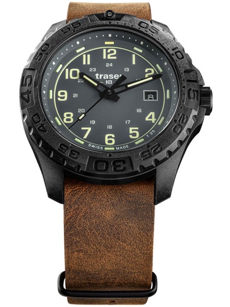 Traser H3 P96 OdP Evolution 109036 men's watch, real leather strap