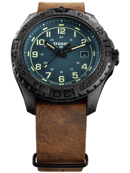 Traser H3 P96 OdP Evolution 109040 men's watch, real leather strap