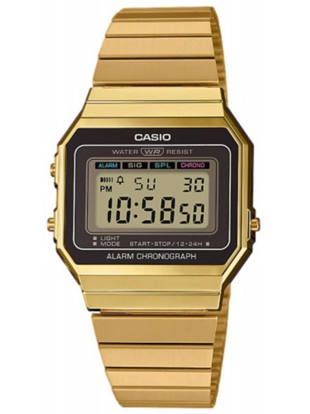 Casio A700WEG-9AEF  ladies' watch, stainless steel strap