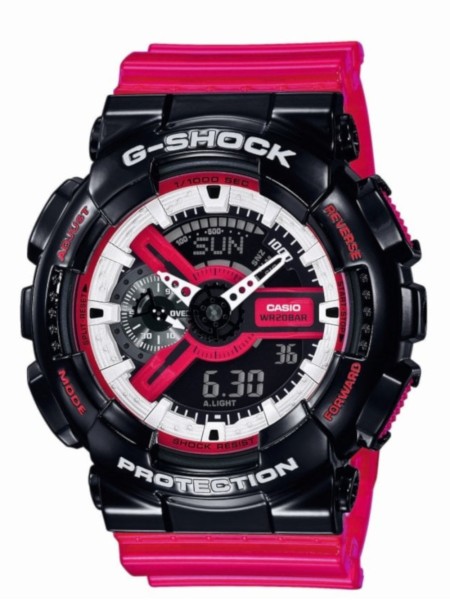 Casio G-Shock GA-110RB-1AER herrklocka, harts armband