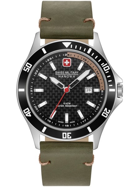 Swiss Military Hanowa 06-4161.2.04.007.14 men's watch, real leather strap