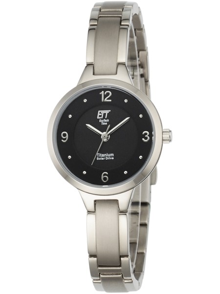 ETT Eco Tech Time ELT-12044-21M γυναικείο ρολόι, με λουράκι titanium