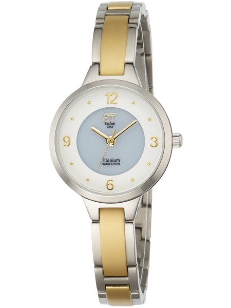 ETT Eco Tech Time ELT-12046-11M γυναικείο ρολόι, με λουράκι titanium
