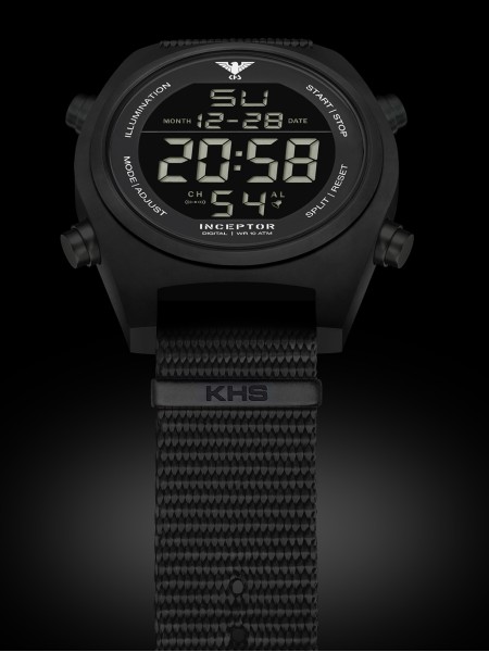 KHS KHS.INCBSD.NB men's watch, textile strap