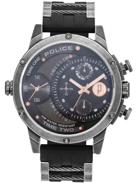 Police PL15982JSQ.39P men's watch, silicone strap