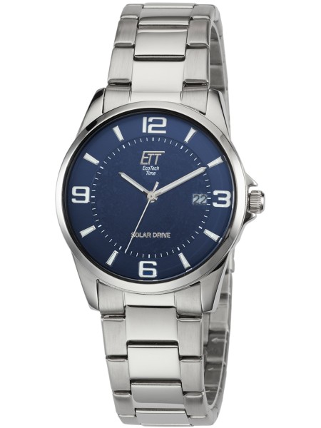 ETT Eco Tech Time EGS-12068-32M Reloj para hombre, correa de acero inoxidable