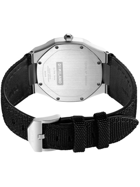 D1 Milano UTNJ01 men's watch, real leather / textile strap