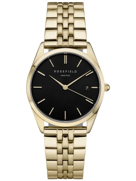 Rosefield The Ace ACBKG-A13 ladies' watch, stainless steel strap