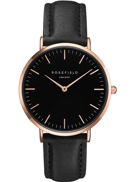 Rosefield The Bowery BBBR-B11 γυναικείο ρολόι, με λουράκι real leather