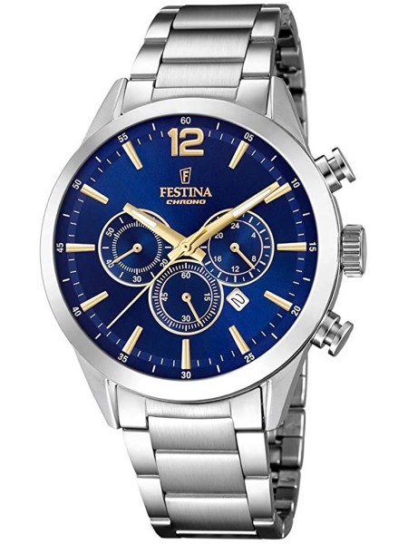 Festina Timeless F20343/2 men's watch, acier inoxydable strap