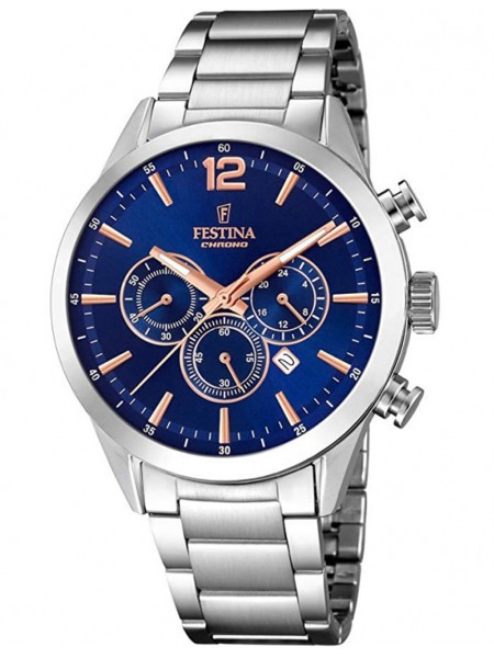 Festina Timeless F20343/9 men's watch, stainless steel strap