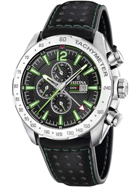 Festina Sport F20440/3 men's watch, real leather strap