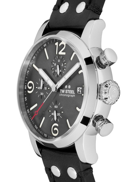 TW-Steel MS93 men's watch, real leather strap
