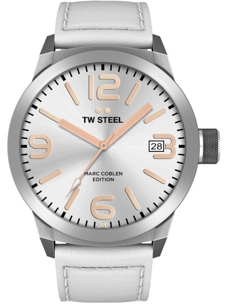 TW-Steel TWMC44 Reloj para hombre, correa de cuero real