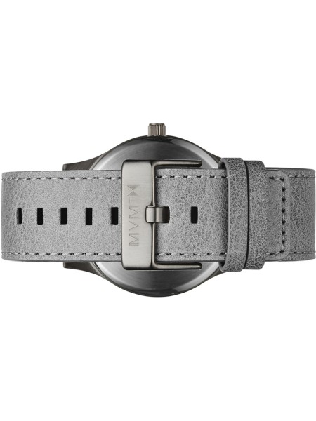 MVMT Classic D-MM01-GRGR men's watch, real leather strap