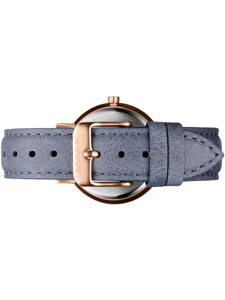 MVMT Signature II D-MF02-WBLU ladies' watch, real leather strap