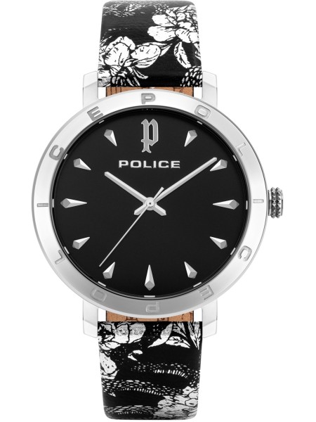 Police Ponta PL16033MS.02 Reloj para mujer, correa de cuero real