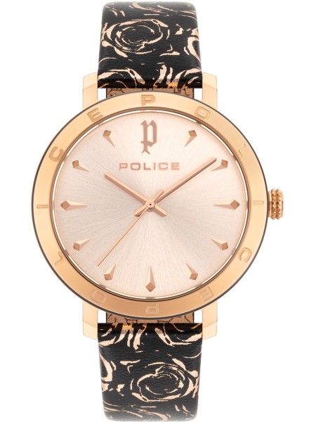 Police Ponta PL16033MSRB.32 Relógio para mulher, pulseira de cuero real