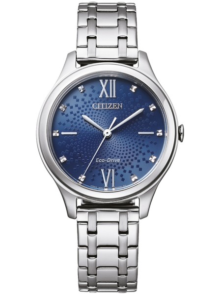 Citizen Eco Drive EM0500-73L ladies' watch, stainless steel strap