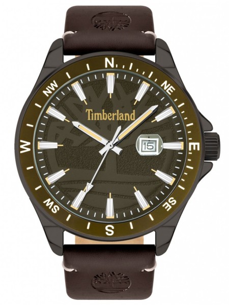 Timberland TBL15941JYUK.53 herrklocka, äkta läder armband