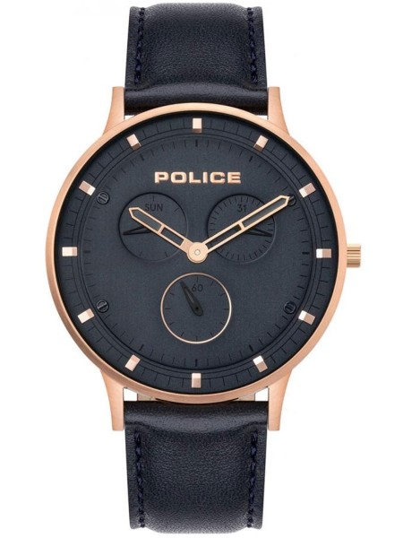 Police Berkeley PL15968JSR.03 men's watch, real leather strap