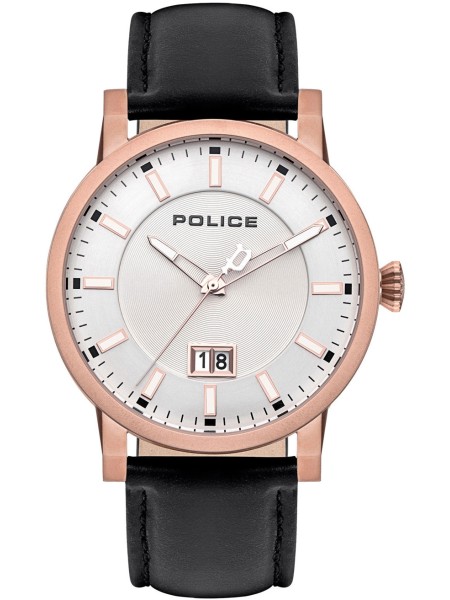 Police PL15404JSR.04 men's watch, real leather strap