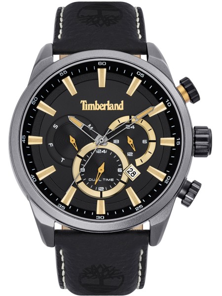 Timberland TBL16002JLAU.05 men's watch, real leather strap