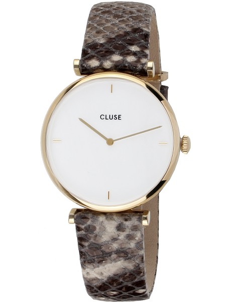 Cluse Triomphe CL61008 Relógio para mulher, pulseira de cuero real