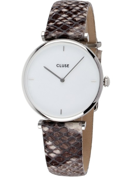 Cluse Triomphe CL61009 Relógio para mulher, pulseira de cuero real