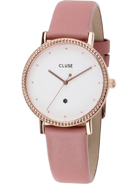 Cluse CL63002 damklocka, äkta läder armband