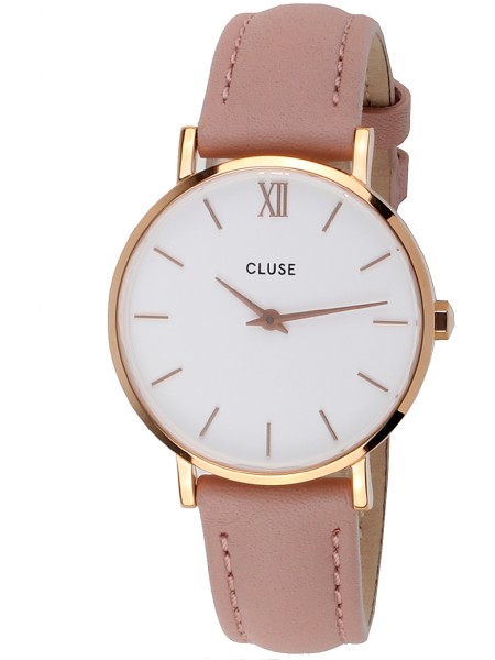 Cluse Minuit CW0101203006 ladies' watch, real leather strap