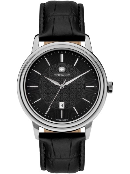 Hanowa 16-4087.04.007 men's watch, real leather strap