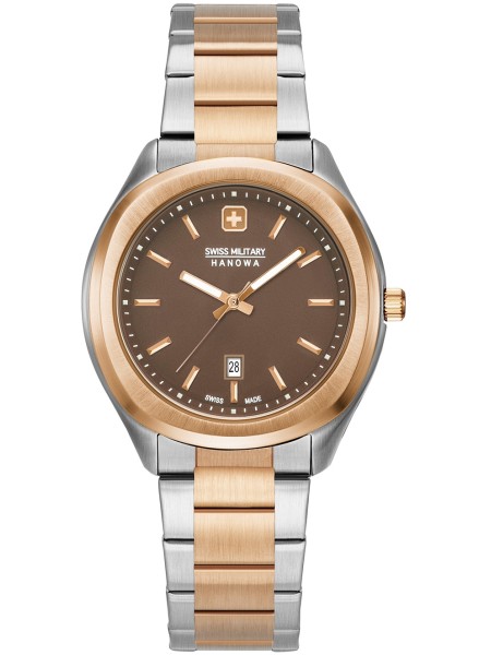 Swiss Military Hanowa Alpina 06-7339.12.005 Relógio para mulher, pulseira de acero inoxidable