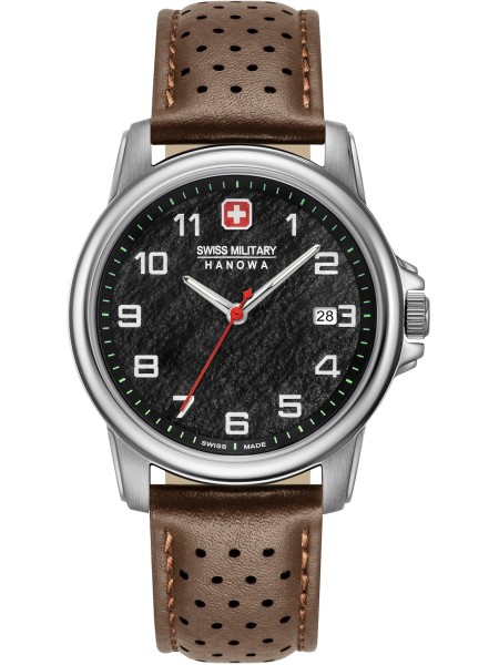 Swiss Military Hanowa Swiss Rock 06-4231.7.04.007 montre pour homme, cuir véritable sangle