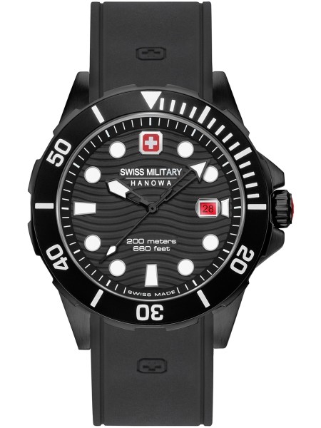 Swiss Military Hanowa Offshore Diver 06-4338.13.007 Reloj para hombre, correa de silicona / hipoalergénico
