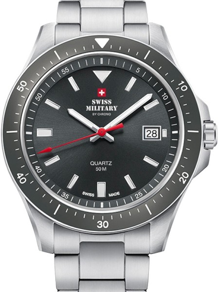 Swiss Military by Chrono Quarz SM34082.03 men's watch, stainless steel strap