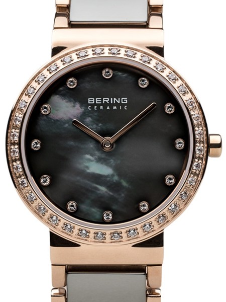 Bering Ceramic 10729-769 montre de dame, acier inoxydable / céramique sangle